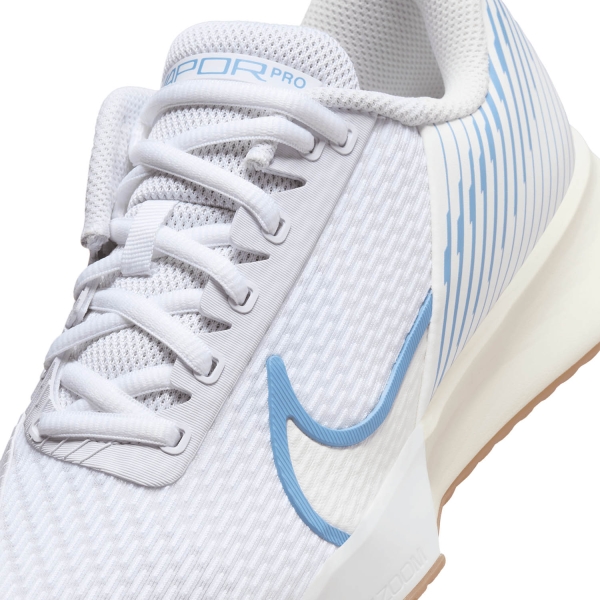 Nike Court Air Zoom Vapor Pro 2 HC - White/Light Blue/Sail/Gum Light Brown