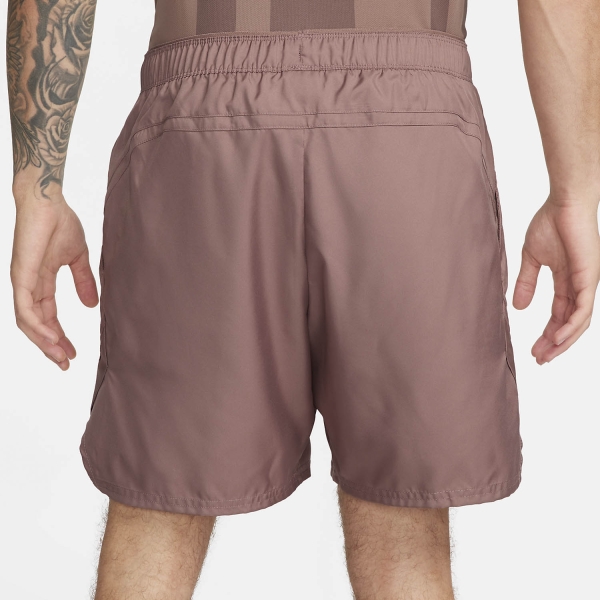 Nike Court Dri-FIT Victory 7in Shorts - Smokey Mauve/White