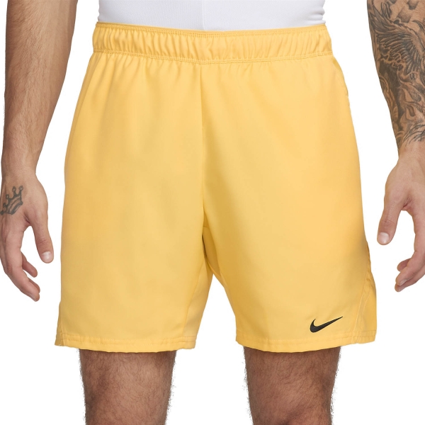 Men's Tennis Shorts Nike Court DriFIT Victory 7in Shorts  Topaz Gold/Black FD5380795