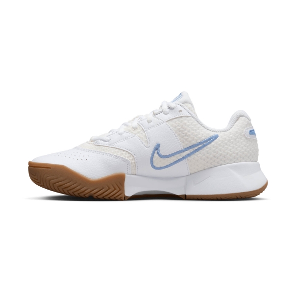 Nike Court Lite 4 HC - White/Light Blue/Sail/Gum Light Brown