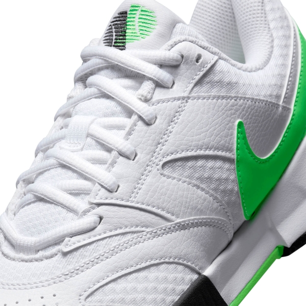 Nike Court Lite 4 HC - White/Poison Green/Black