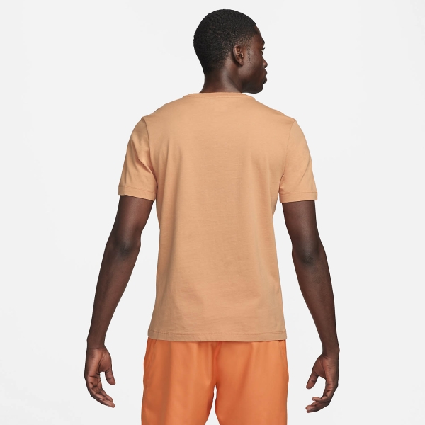 Nike Court Logo T-Shirt - Amber Brown
