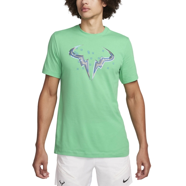 Men's Tennis Shirts Nike Court Rafael Nadal TShirt  Spring Green FQ4938363