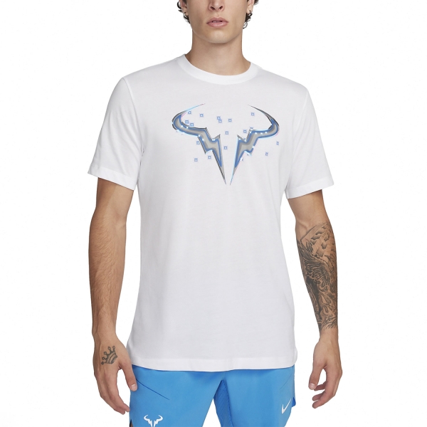 Men's Tennis Shirts Nike Court Rafael Nadal TShirt  White FQ4938100