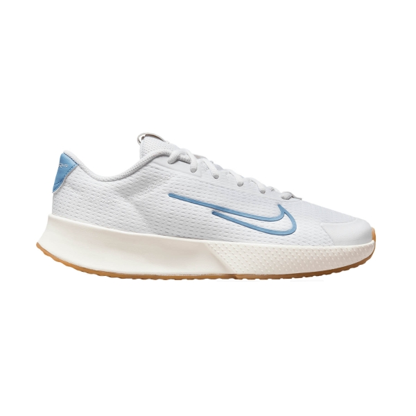 Calzado Tenis Mujer Nike Court Vapor Lite 2 HC  White/Light Blue/Sail/Gum Light Brown DV2019105
