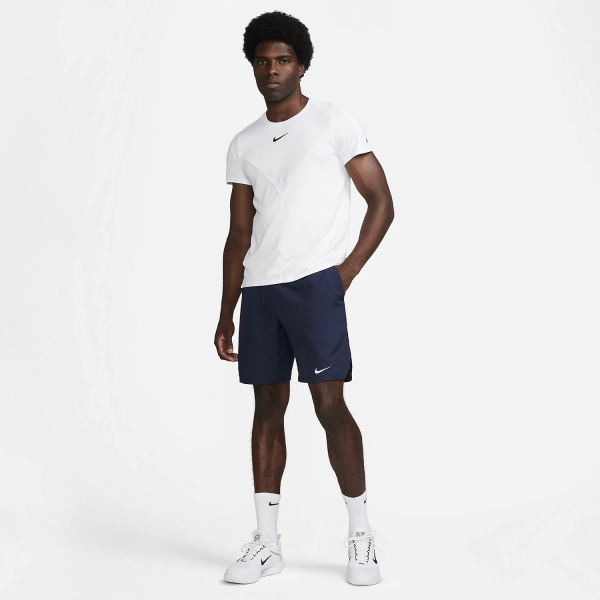 Nike Court Victory 9in Pantaloncini - Obsidian/White