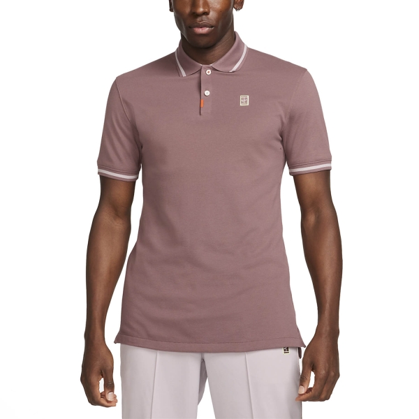 Men's Tennis Polo Nike DriFIT Heritage Polo  Smokey Mauve/Platinum Violet DA4379208