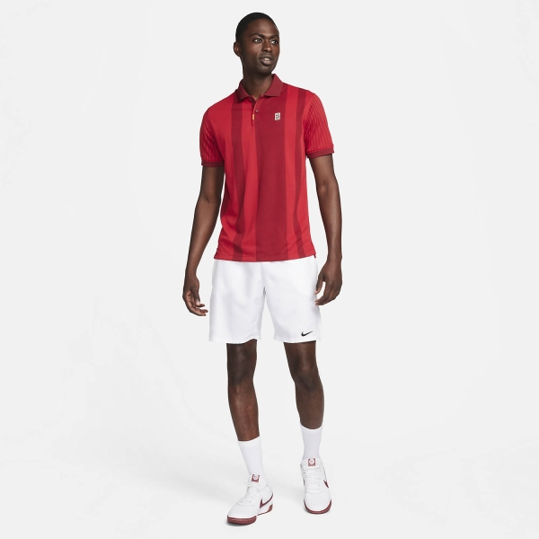 Nike Dri-FIT Heritage Printed Polo - Team Red