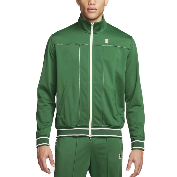 Men's Tennis Jackets Nike Heritage Jacket  Gorge Green/Coconut Milk DC0620341