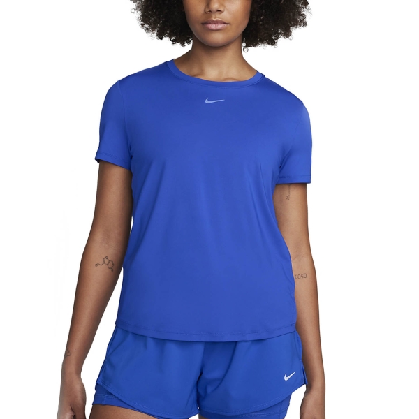 Camisetas y Polos de Tenis Mujer Nike One Classic Camiseta  Hyper Royal/Black FN2798405