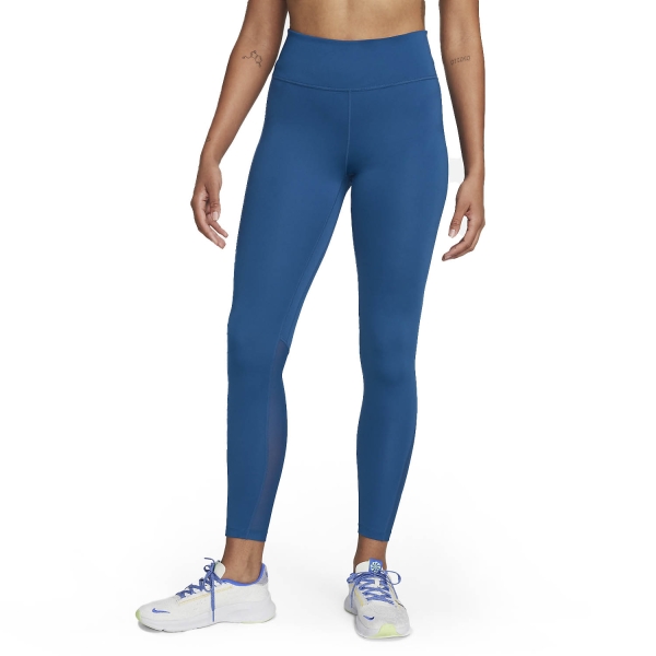 Women's Tennis Pants and Tights Nike One Mid Rise 7/8 Tights  Court Blue/White DD0249476