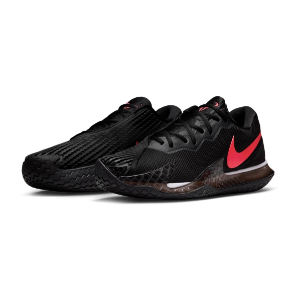 Nike Air Zoom Vapor Cage 4 Rafa HC - Black/Siren Red/Barely Grape