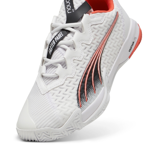 Puma NOVA Elite - White/Black/Active Red