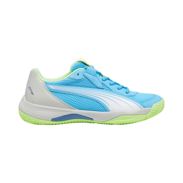 Padel Shoes Puma NOVA Court  Luminous Blue/White/Glacial Gray 10759801