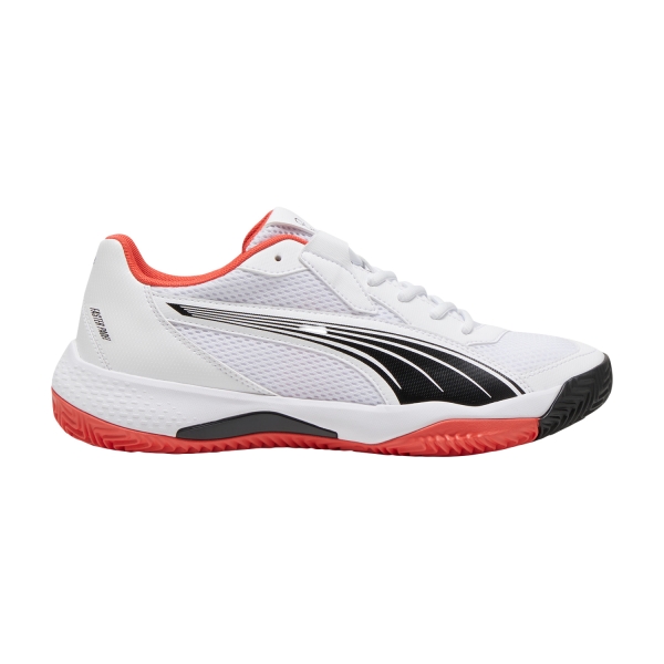 Scarpe Padel Puma NOVA Court  White/Black/Active Red 10759802