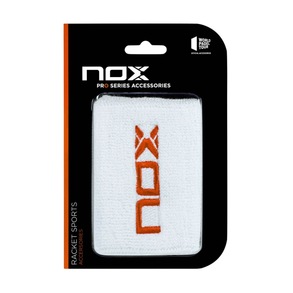 Polsini Tennis NOX Pro Polsini  White/Red Logo MUBLRO2UD