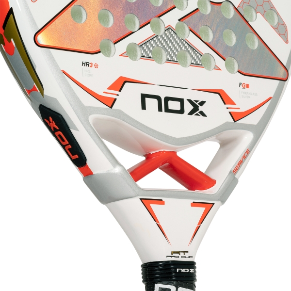 NOX AT Pro Cup Genius Padel - White/Red