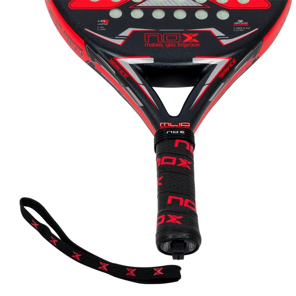 NOX ML10 Pro Cup Rough Surface Edition Padel - Red/Black