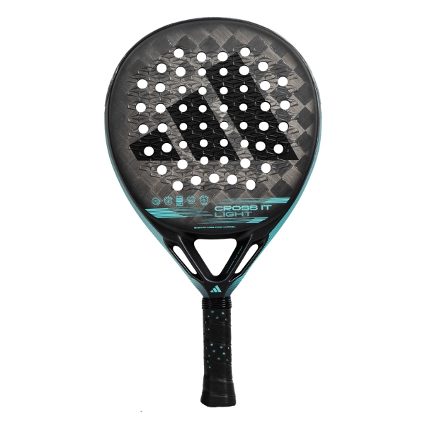 Adidas Cross It Light Padel Racquet Black and Pulseaqua main image 0