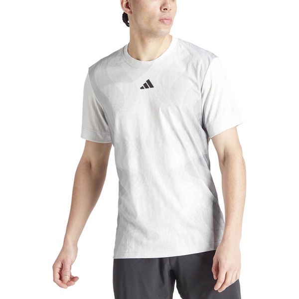 Maglietta Tennis Uomo adidas adidas FreeLift Pro Camiseta  Grey One  Grey One IP1932