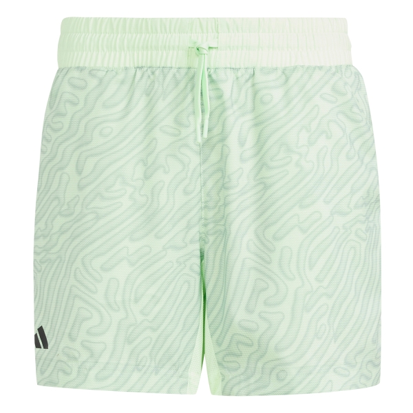 Pantalones Cortos  y Pantalones Boy adidas Pro 5in Shorts Nino  Semi Green Spark/Silver Green IU4289