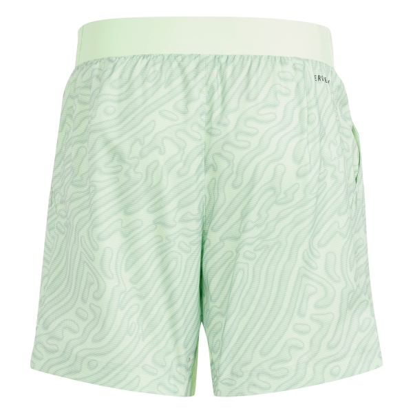 adidas Pro 5in Shorts Niño - Semi Green Spark/Silver Green
