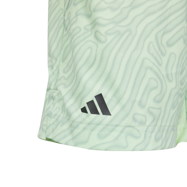 adidas Pro 5in Shorts Niño - Semi Green Spark/Silver Green