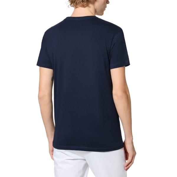 Australian Abstract Court T-Shirt - Blu Navy