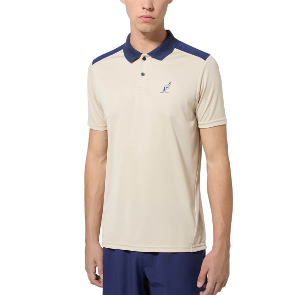 Polo Tenis Hombre Australian Ace Energy Polo  Sabbia TEUPO0026240