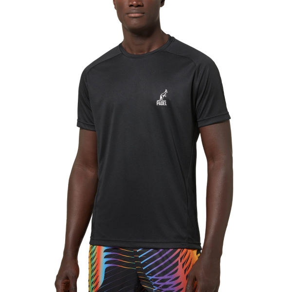 Camisetas de Tenis Hombre Australian Easy In Ace Camiseta  Nero PAUTS0014003