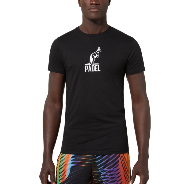 Camisetas de Tenis Hombre Australian Classic Logo Camiseta  Nero PAUTS0016003