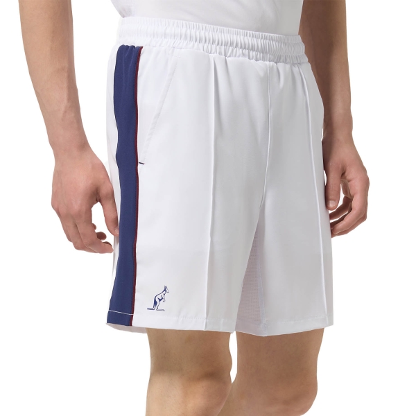 Pantaloncini Tennis Uomo Australian Australian Legend Slam 7in Shorts  Bianco  Bianco TEUSH0039002