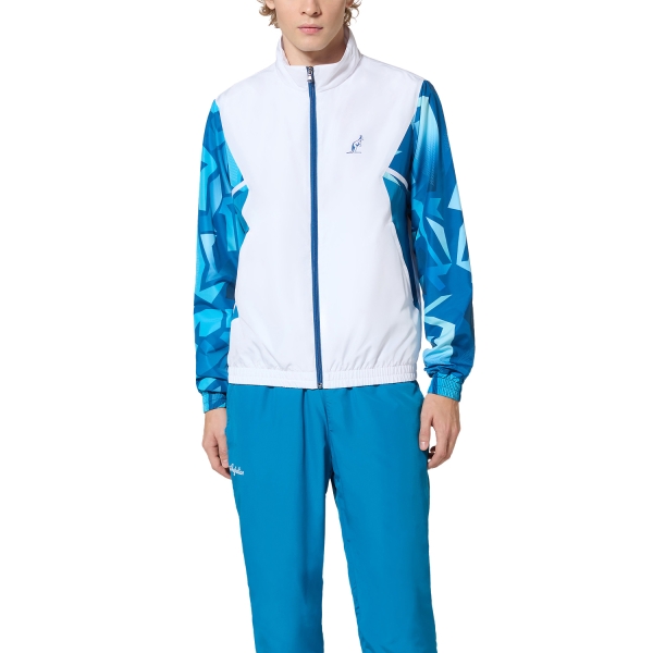 Men's Tennis Suit Australian Smash Abstract Tracksuit  Bianco TEUTU0022002