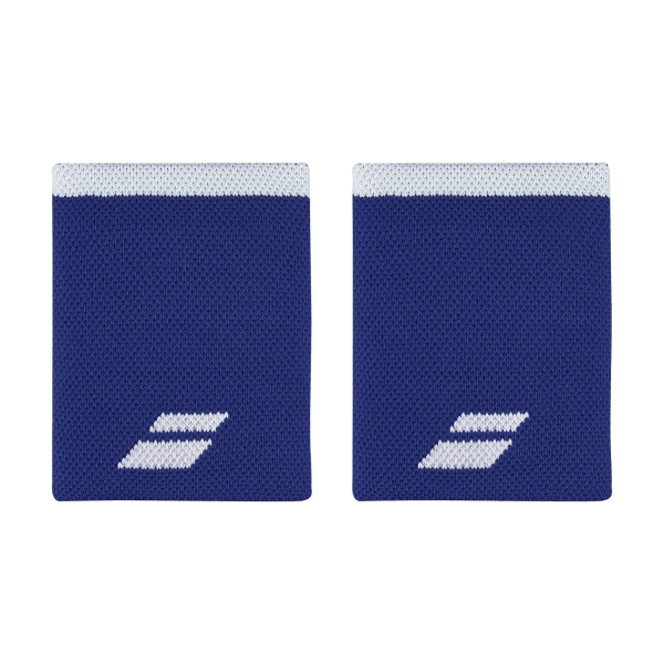 Polsini Tennis Babolat Babolat Logo Jumbo Medium Wristbands  Sodalite Blue  Sodalite Blue 5UB12624118