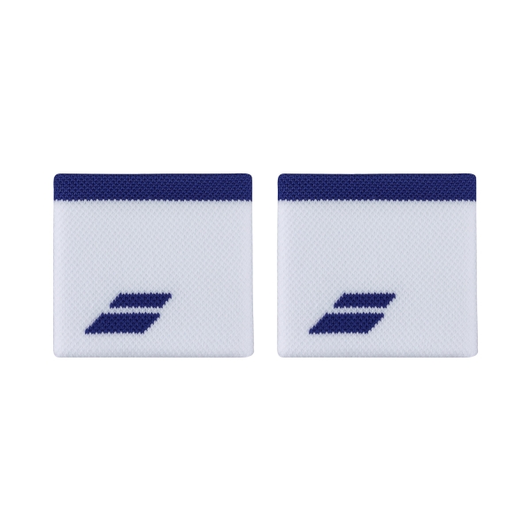 Tennis Wristbands Babolat Logo Small Wristbands  White/Sodalite Blue 5UB12611094