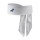 Babolat Tie Headband - White/Sodalite Blue