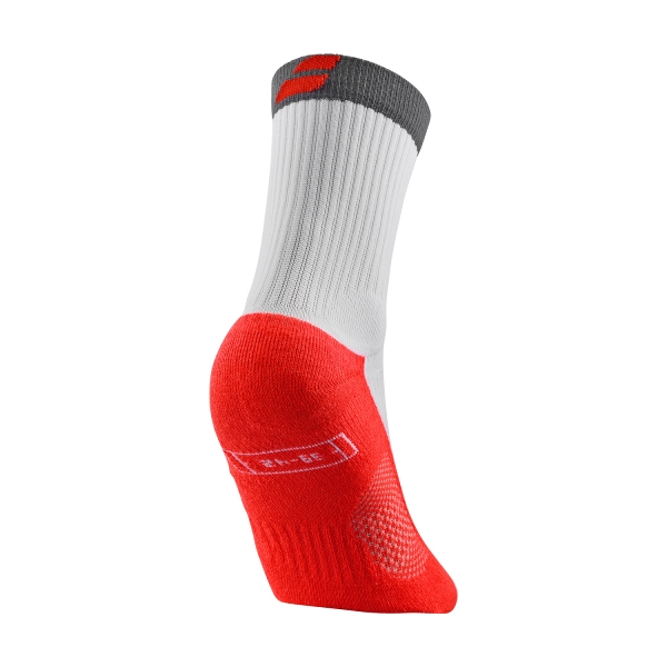 Babolat Strike Pro 360 Socks - White/Strike Red