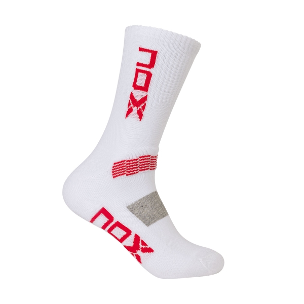 Tennis Socks NOX Technical Socks  Blanco/Rojo CAHMCBLVRO