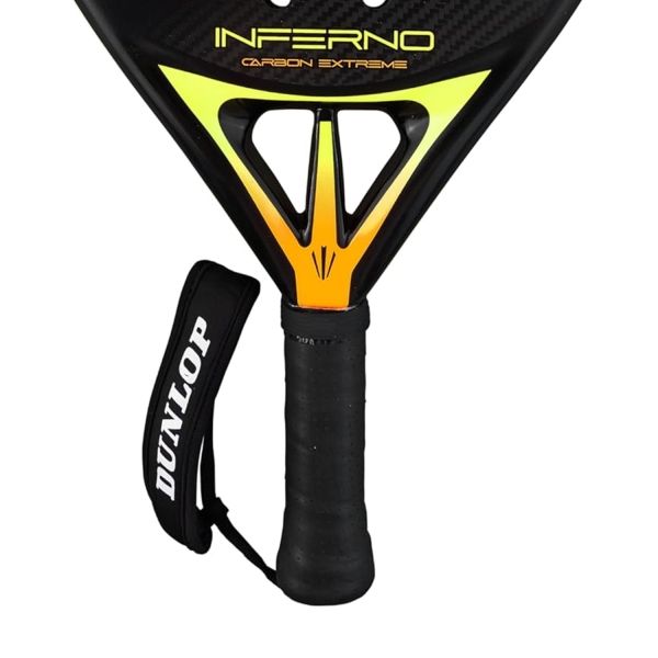Dunlop Inferno Carbon Extreme Padel - Black/Orange Fluo/Green Fluo