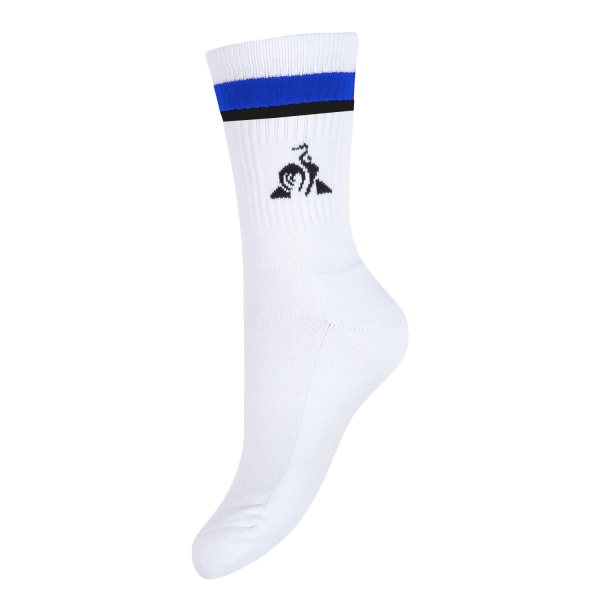 Tennis Socks Le Coq Sportif Court Logo Socks  New Optical White/Lapis Blue/Sky Captain 2410529