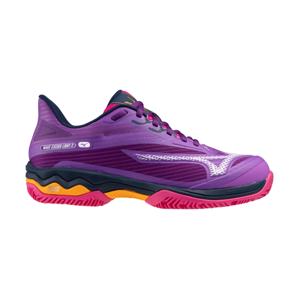 Padel Shoes Mizuno Wave Exceed Light 2 Padel  Hyacinth/White/Fuchsia Purple 61GB232365