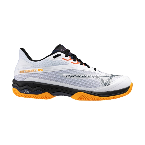 Padel Shoes Mizuno Wave Exceed Light 2 Padel  White/Dress Blues/Carrot Curl 61GB232212
