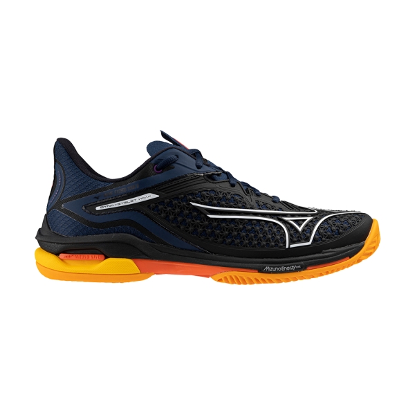 Padel Shoes Mizuno Wave Exceed Tour 6 Padel  Dress Blues/White/Carrot Curl 61GB248011