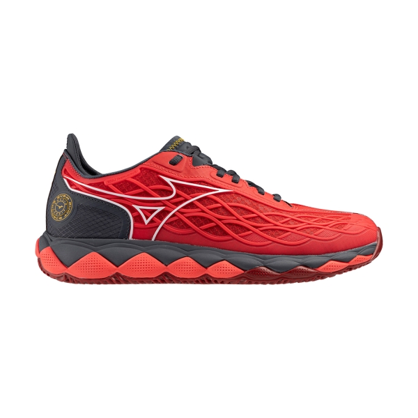 Men`s Tennis Shoes Mizuno Wave Enforce Tour Clay  Radiant Red/White/Ebony 61GC230461