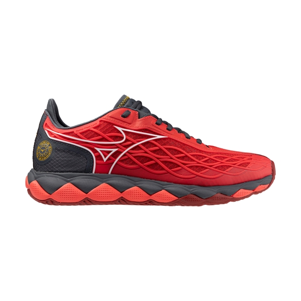 Calzado Tenis Hombre Mizuno Wave Enforce Tour All Court  Radiant Red/White/Ebony 61GA230061