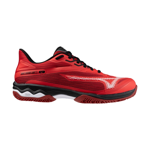 Men`s Tennis Shoes Mizuno Wave Exceed Light 2 Clay  Radiant Red/White/Black 61GC232061