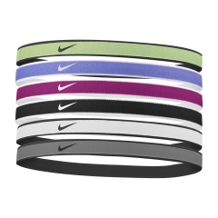 Nike Dry Tennis Headband - White/Lucid Green