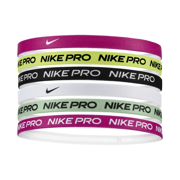 Bandas Tenis Nike Printed x 6 Mini Bandas  Fireberry/Light Lemon Twist/White N.000.2545.613.OS