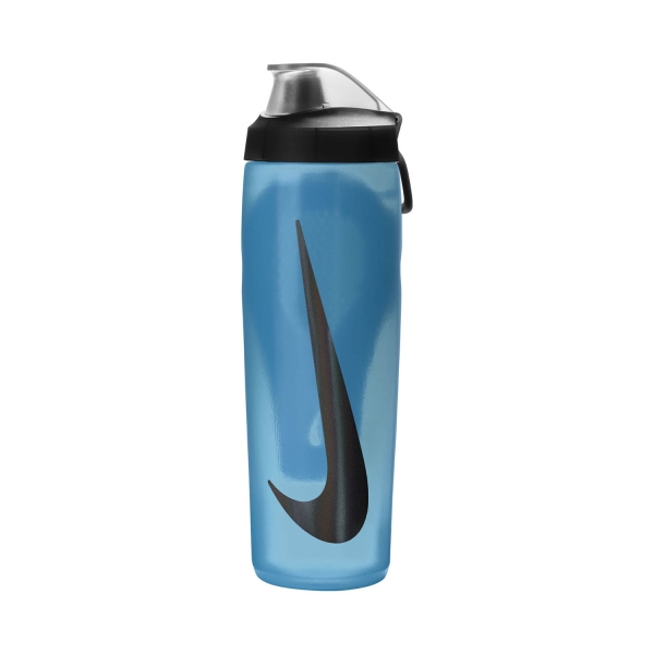 Accessori Vari Nike Refuel Locking Borraccia  Baltic Blue/Black/Black Iridescent N.100.7668.420.24