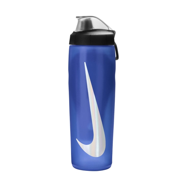 Various Accessories Nike Refuel Locking Water Bottle  Game Royal/Black/Silver Iridescent N.100.7668.423.24